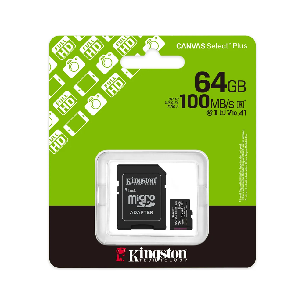 Memoria Micro SD Kingston 64GB - Imagen 1