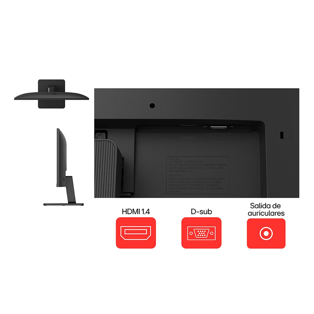 Monitor LG 21.5" FHD VA 100Hz 5ms (GTG) 22U401A-B miniatura 3