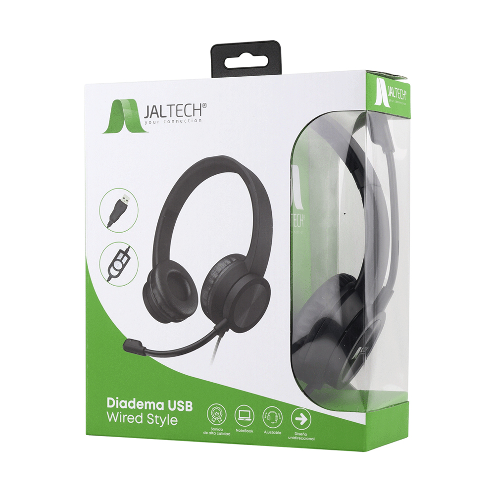 Diadema Jaltech USB Wired Style miniatura 1