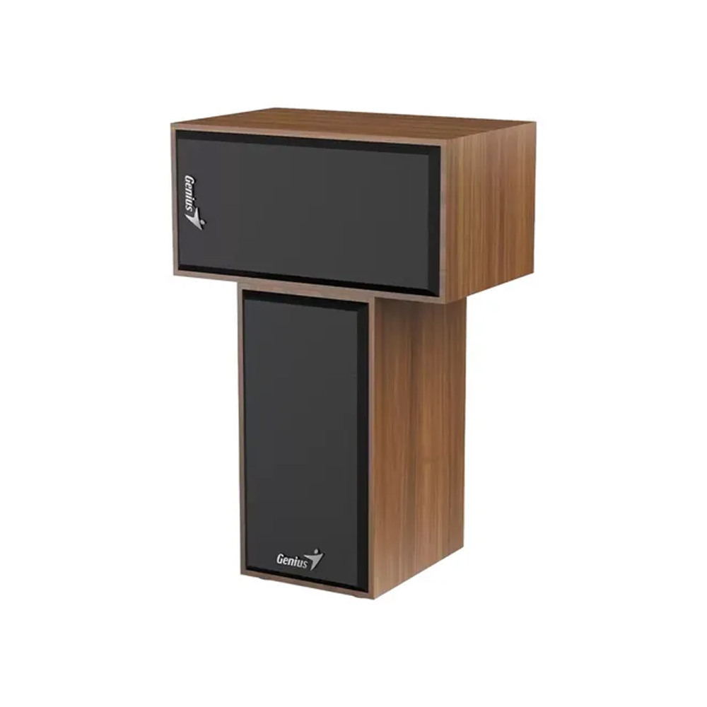 Parlante Genius estéreo de madera USB SP-HF180 miniatura 3