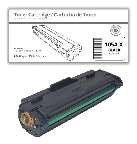 Toner 105a-x Generico  miniatura 3