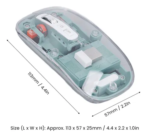 Mouse transparente DUAL BT+2.4 miniatura 2